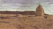 Giovanni Fattori The Haystack oil painting artist